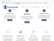 Tablet Screenshot of karzansoft.com